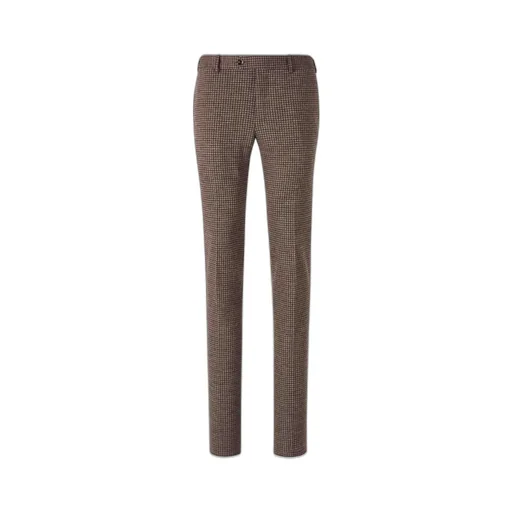 Pt Torino Formal Check Trousers