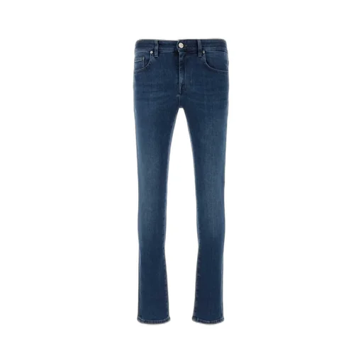 Pt Torino Logo Patch Button Detailed Skinny Jeans