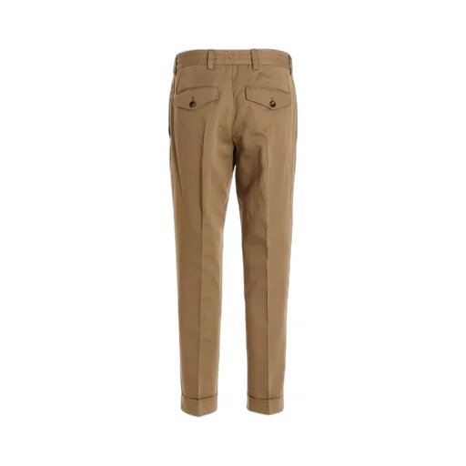 Pt Torino Cropped Turn-Up Hem Trousers