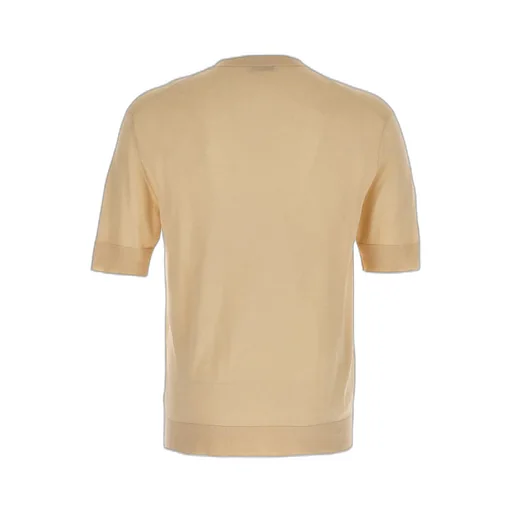 Pt Torino Short-Sleeved Crewneck Knitted T-Shirt