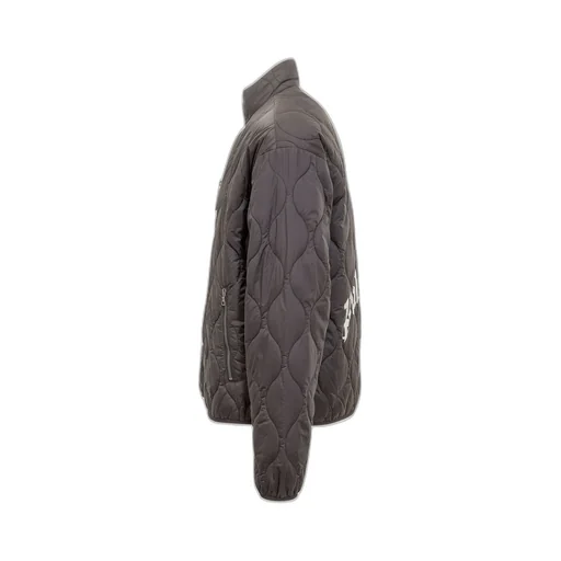 Palm Angels Curved Logo Quilted Jacket