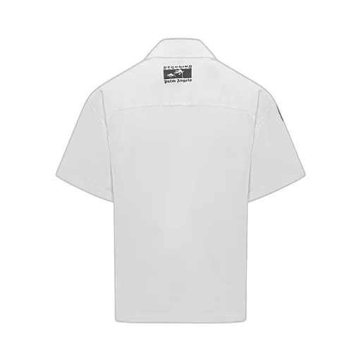 Palm Angels Dec Palm Culture Short-Sleeved Bowling Shirt