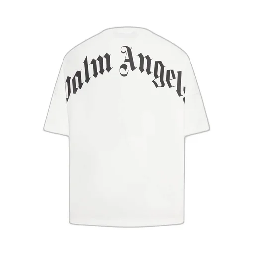 Palm Angels Back Curved Logo T-Shirt