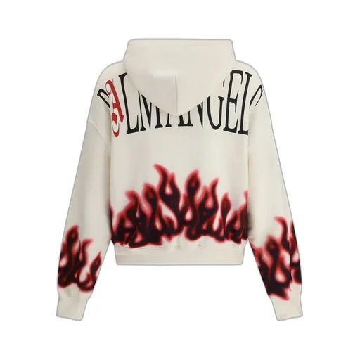 Palm Angels Flames Printed Hoodie