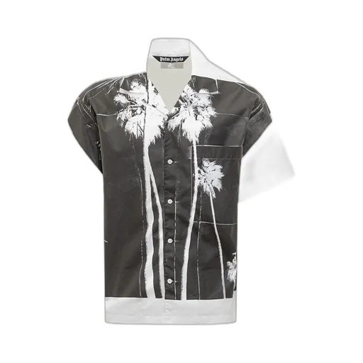 Palm Angels Dec Palm Culture Short-Sleeved Bowling Shirt
