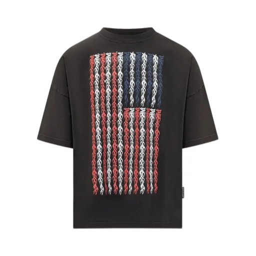 Palm Angels Logo Printed Oversize T-Shirt