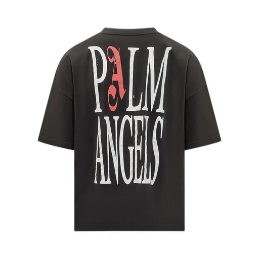 Palm Angels Logo Printed Oversize T-Shirt