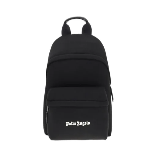 Palm Angels Logo Printed Zipped Backpack