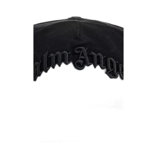 Palm Angels Logo Embroidered Baseball Cap