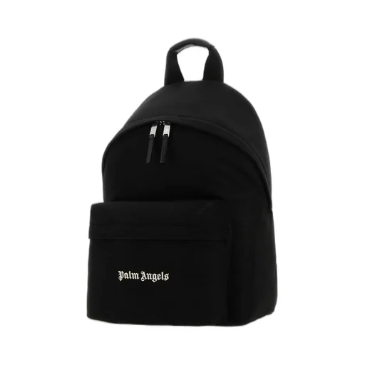 Palm Angels Logo-Embroidered Zipped Backpack