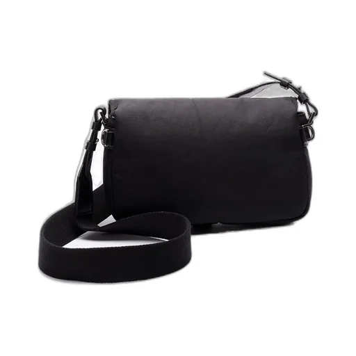 Palm Angels Monogram Debossed Foldover Top Crossbody Bag