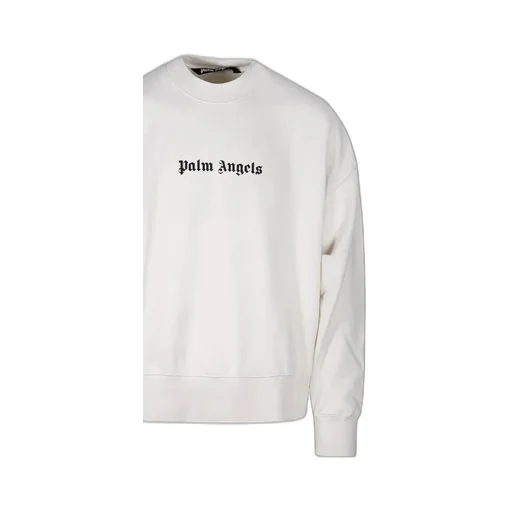 Palm Angels Logo-Printed Crewneck Sweatshirt