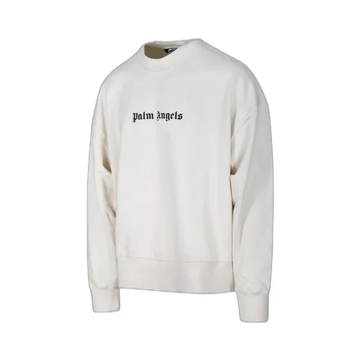 Palm Angels Logo-Printed Crewneck Sweatshirt