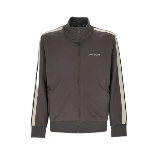 Palm Angels Logo Printed Zipped Jacket