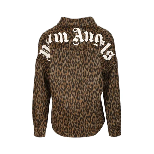 Palm Angels Leopard Printed Shirt