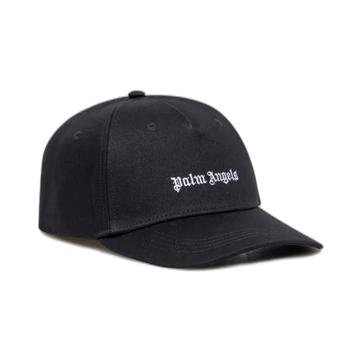 Palm Angels Logo Embroidered Baseball Cap