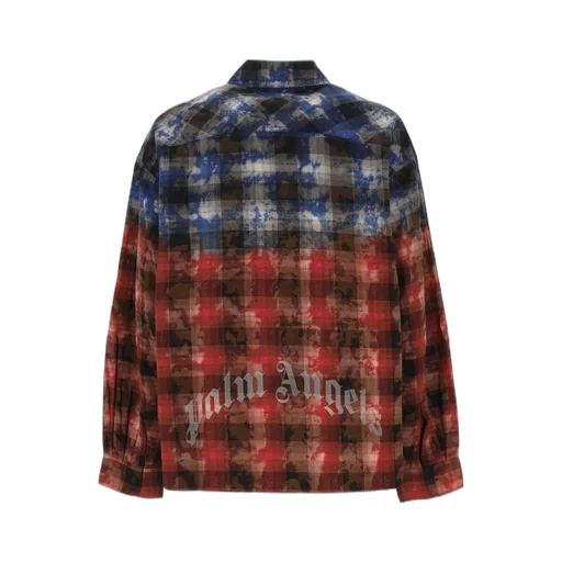 Palm Angels Checked Long-Sleeved Shirt