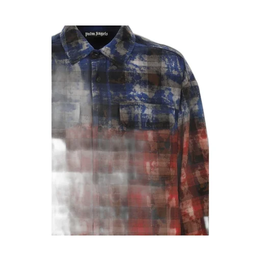 Palm Angels Checked Long-Sleeved Shirt