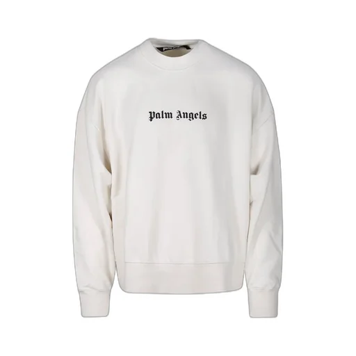 Palm Angels Logo-Printed Crewneck Sweatshirt