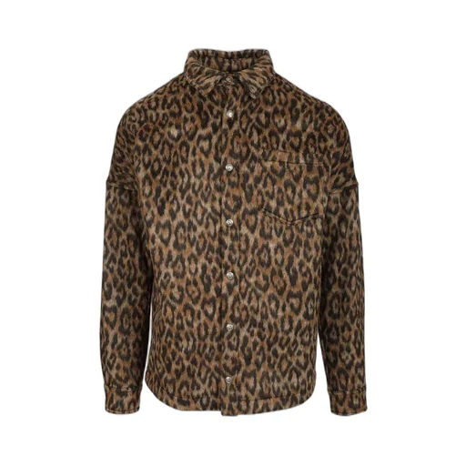 Palm Angels Leopard Printed Shirt