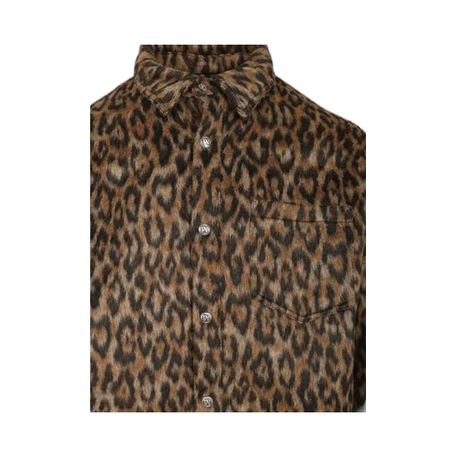 Palm Angels Leopard Printed Shirt