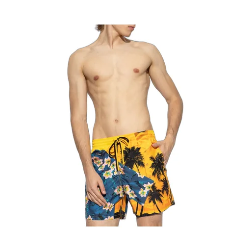 Palm Angels X Vilebrequin Graphic Printed Swim Shorts