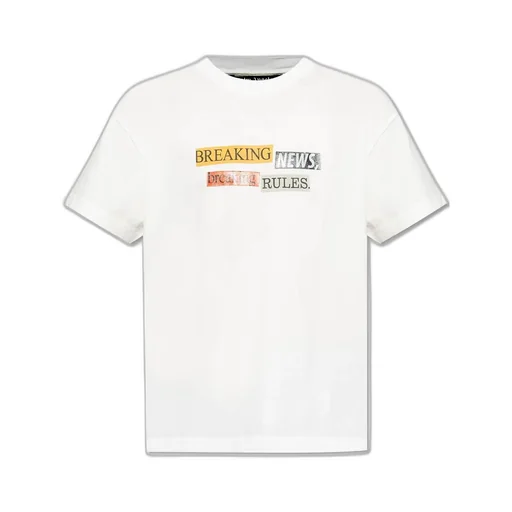 Palm Angels Slogan Printed Crewneck T-Shirt