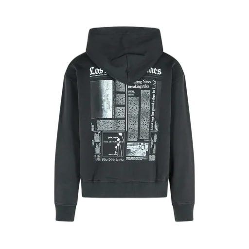 Palm Angels Logo Printed Zipped Hoodie