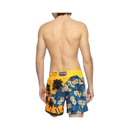 Palm Angels X Vilebrequin Graphic Printed Swim Shorts