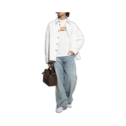 Palm Angels Slogan Printed Crewneck T-Shirt