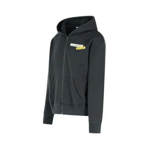 Palm Angels Logo Printed Zipped Hoodie