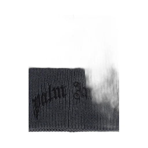 Palm Angels Logo Embroidered Knitted Beanie