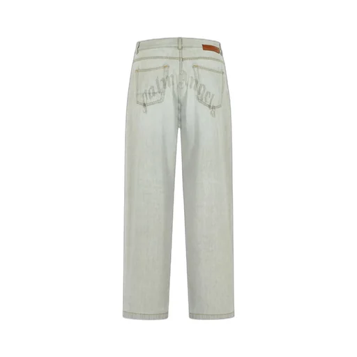 Palm Angels Straight Leg Jeans
