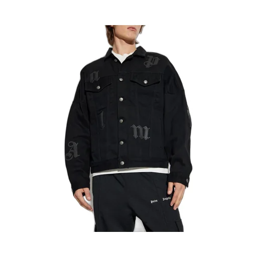 Palm Angels Logo Patch Denim Jacket