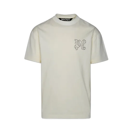 Palm Angels Monogram Embellished Crewneck T-Shirt
