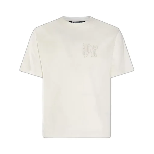 Palm Angels Monogram Embroidered Crewneck T-Shirt