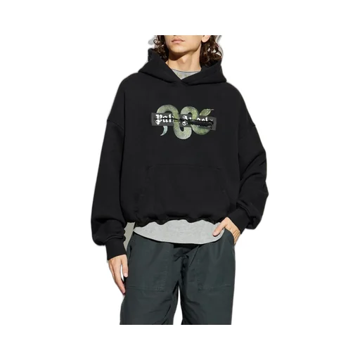 Palm Angels Snake Zip Box Hoodie
