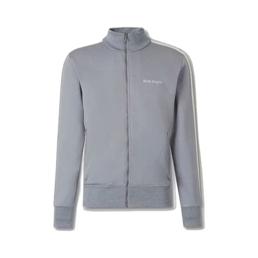 Palm Angels Logo Embroidered Zipped Sweatshirt