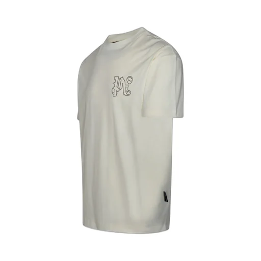Palm Angels Monogram Embellished Crewneck T-Shirt