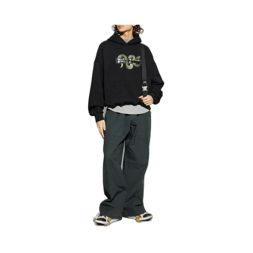 Palm Angels Snake Zip Box Hoodie