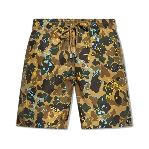 Palm Angels X Vilebrequin Graphic Printed Swim Shorts