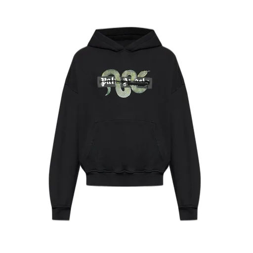 Palm Angels Snake Zip Box Hoodie