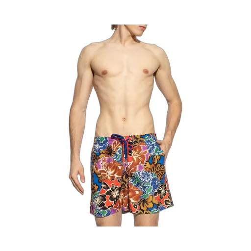 Palm Angels X Vilebrequin Graphic Printed Swim Shorts