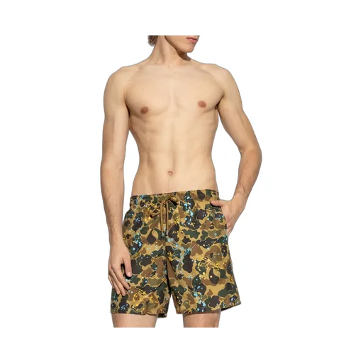 Palm Angels X Vilebrequin Graphic Printed Swim Shorts