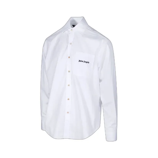 Palm Angels Logo-Embroidered Buttoned Shirt