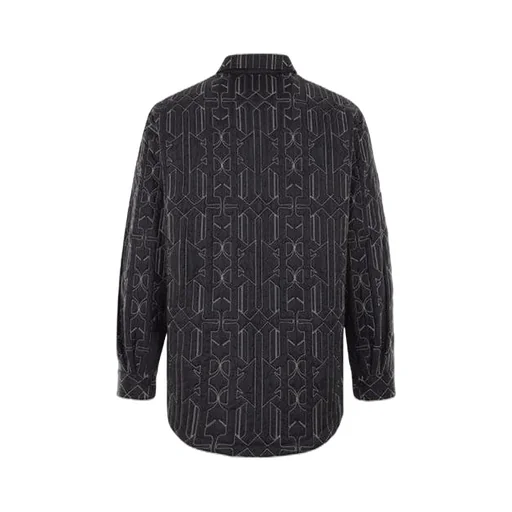 Palm Angels Monogram Long-Sleeved Shirt