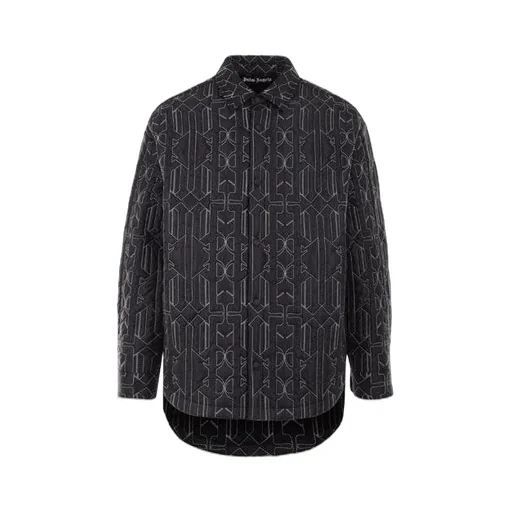 Palm Angels Monogram Long-Sleeved Shirt