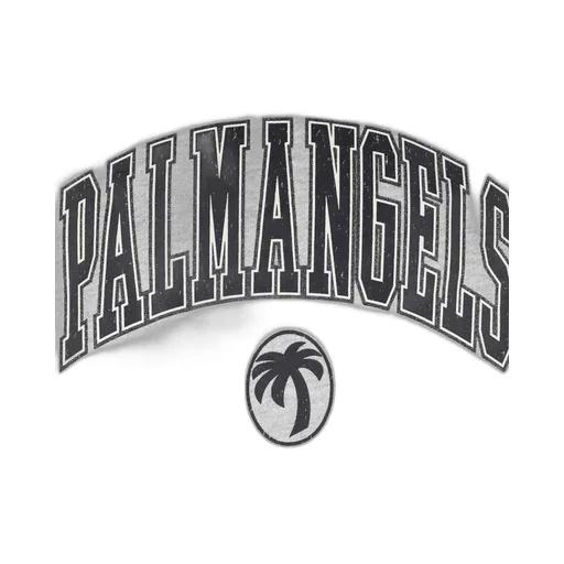 Palm Angels College Palm Logo Printed Hoodie