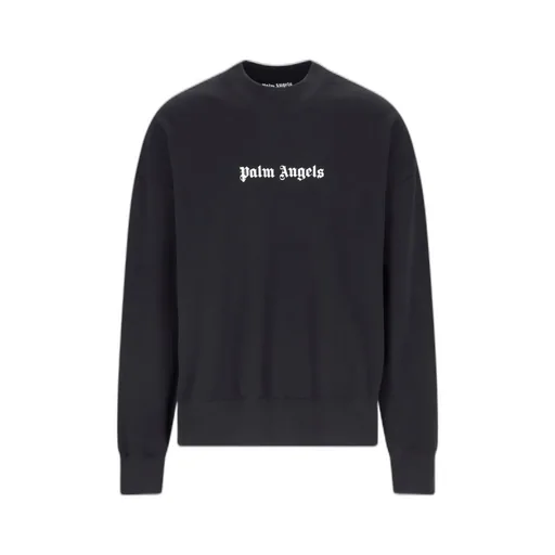 Palm Angels Logo Printed Crewneck Sweatshirt
