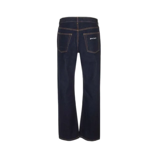 Palm Angels Logo-Embroidered Jeans